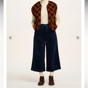 SOLD OUT Lucy and Yak Halston Trousers wide leg corduroy pants size M Lucy & Yak